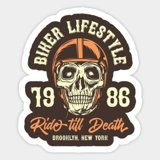 Biker Lifestyle Sticker